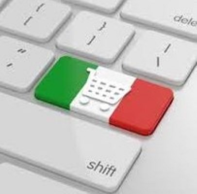 Tasto di PC con bandiera italiana
